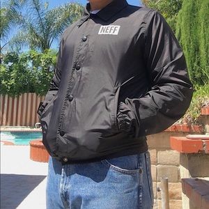 Mickey Mouse x Neff black nylon windbreaker